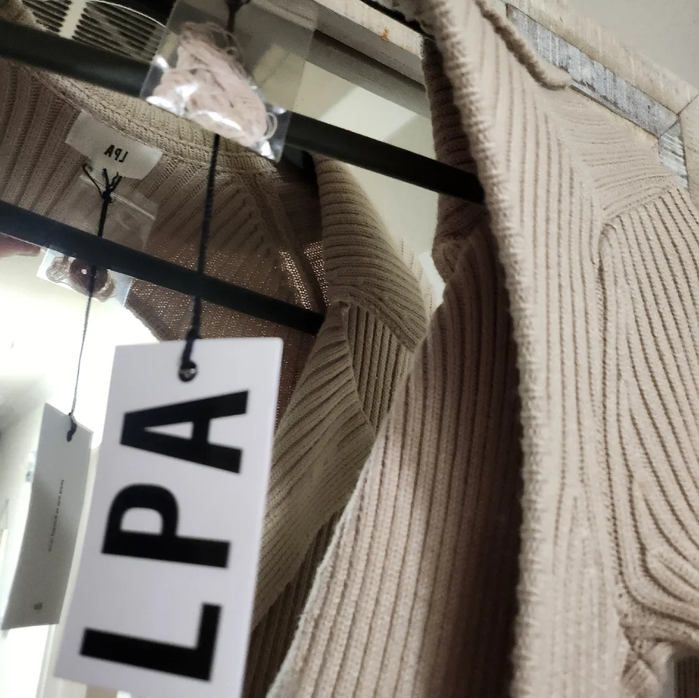 Naolin Collar Mini Dress in Taupe - Picture 6 of 7